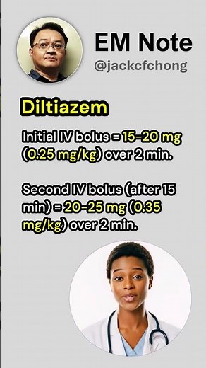 Diltiazem for Atrial Fibrillation and PSVT