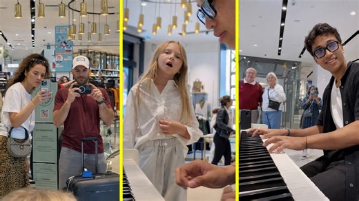 A public performance by a 10 year old girl