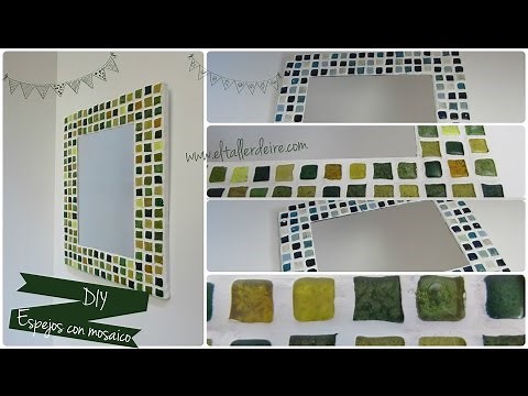 How to make a mosaic mirror