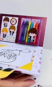 Coloring Suitcase Box. Svg and Studio Template for Cricut and Cameo/coloring Suitcase for Kids/party Favor Activity for Kids - Etsy