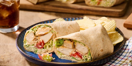 Make Ree Drummond's Chicken Caesar Salad Wraps For Lunch Today
