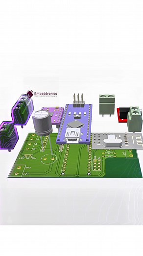 Modular PCB for Wireless Motion Control: Arduino Nano nRF24L01