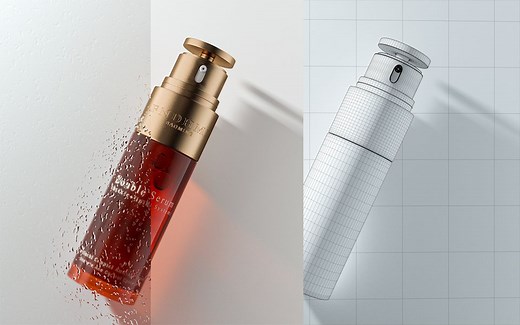 C4D OC化妆品建模渲染教程