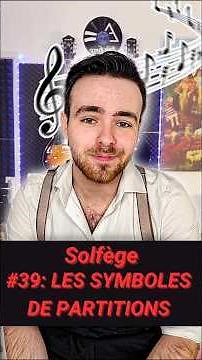 Le Solfège en 1 minute #39: LES SYMBOLES DE PARTITIONS #musique #solfege #partition