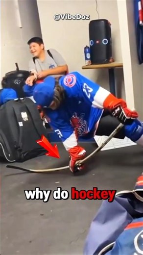 Why Hockey Players Destroy a Hockey Stick? 🤯
