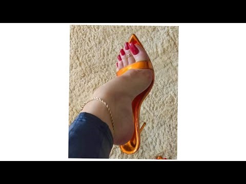 Lovely collection of high heel mule sandals for ladies #highheelmules #mulesandals #mules #viral.