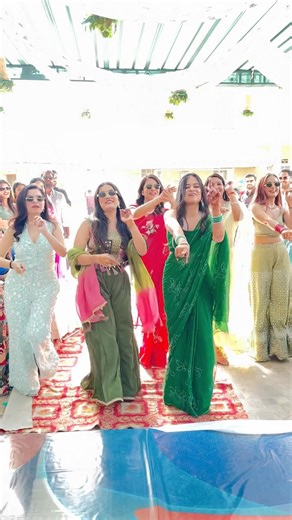 Bride Squad Surprise for Groom ❤️ | Karan Aujla Wedding Performance