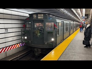 Chasing the final NYC Transit Authority Shoppers Holiday Special historic subway cars. 1/4/26
