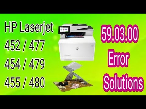 How to Resolve 59.03.00 error# HP 452/477/454/479/455/480#solutions #laserjetprinters