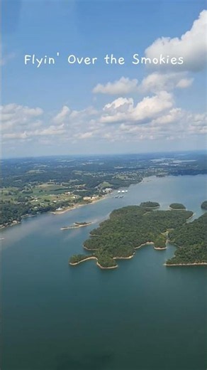 Flying over Douglas Lake Sevierville, TN