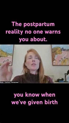 Did anyone tell you this after giving birth?