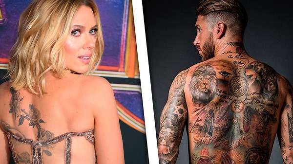 CELEBRITIES SHOW THEIR TATTOOS