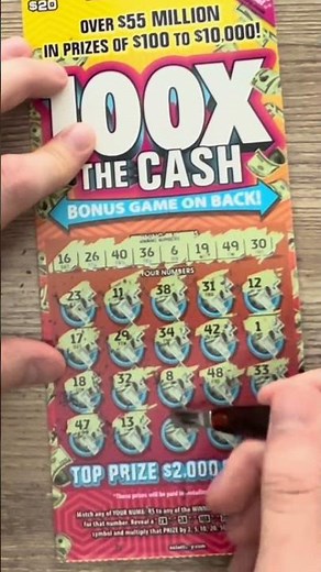 100X THE CASH | NC Lottery Scratch Offs