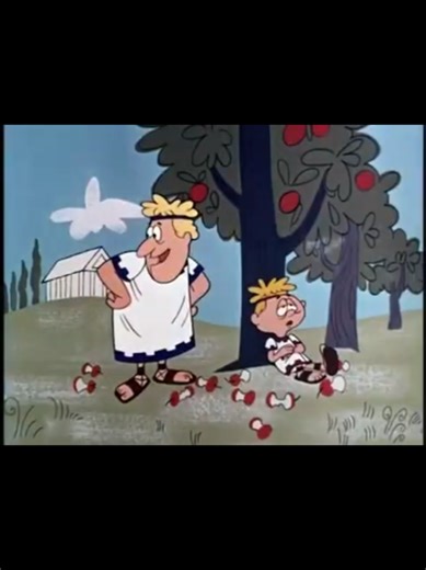 Aesop & Son was a recurring animated segment on The Adventures of Rocky and Bullwinkle (1959-1964) that featured Aesop telling a fable to his son, who would then subvert the moral with a pun or a modern twist. Voiced by Charlie Ruggles (Aesop) and Daws Butler (Son), the shorts followed a consistent structure: Aesop would present a classic fable, and his son would offer a humorous, anachronistic, or literal interpretation, often ending with a punchline that undermined the original lesson. #cartoo