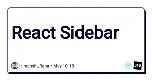 React Sidebar