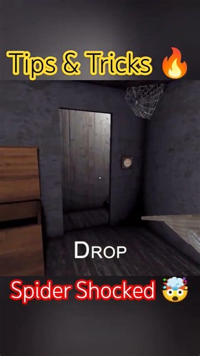 Granny chapter 1 Spider ko mar diya🤯🔥#grannyglitches #shorts#grannytroll#trollface#viral#grannygame