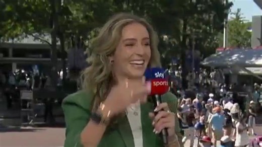Robson in painfully awkward live TV blunder at US Open alongside Navratilova