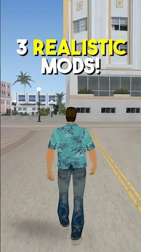 Top 3 Realistic GTA Vice City Mods 🔥 #gtavc #gtavicecity #vicecity