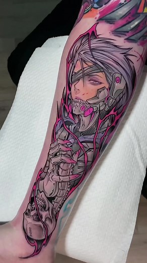 Raiden Metal Gear Solid Tattoo Designs