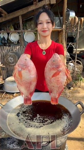 How delicious fish is prepared in our hilly areas, delicious food #minivlog