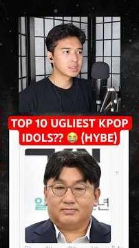 TOP 10 UGLIEST KPOP Idols?! (HYBE) #kpop #hybe #bts #katseye