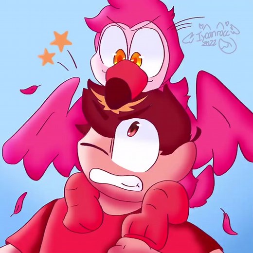 Recreeated albert’s yt pfp with my art style lol #fyp #flamingo #flamingowastaken #flamgo #flamingofanart #art #ibidpaintx #albertsstuff #yes #ibispaintx #pink #idk