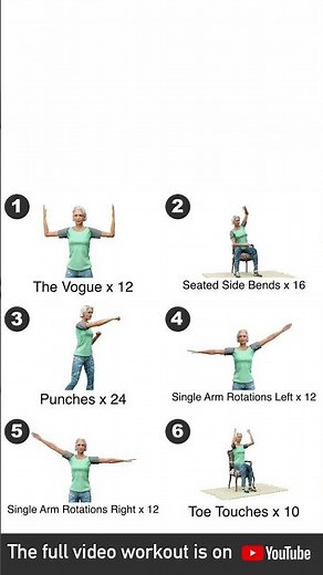 20 Min Chair Exercise: Boost Energy & Mobility for Seniors