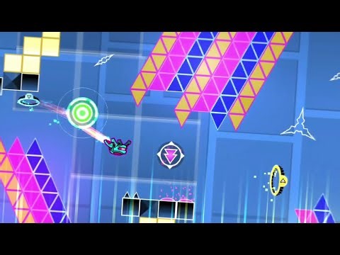 GLITCH HOP LAYOUT | Leaves And Flowers • By: HegeMony // (Geometry Dash 2.2)