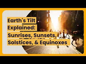 Earth's Tilt Explained (Sunrises, Sunsets, Solstices, and Equinoxes)