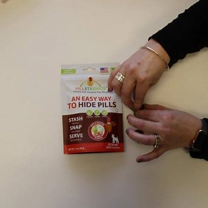 Giving a dog medicine can be a pill. Pillstashios are an edible and...