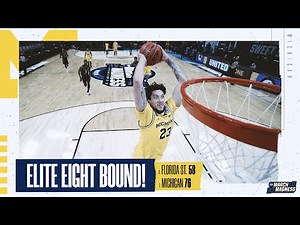 Michigan vs. Florida State - Sweet 16 NCAA tournament extended highlights