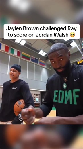 Ray's Near Victory Against Jaylen Brown in Basketball