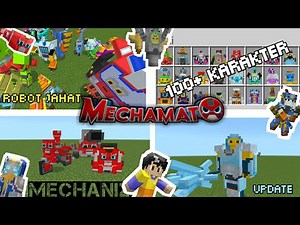 ADDONS Mechamato X Boboiboy V20 | Minecraft MCPE 1.21+ [MediaFire]