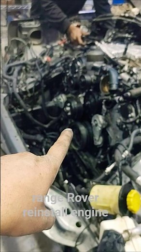 range Rover engine overhaul reinstall