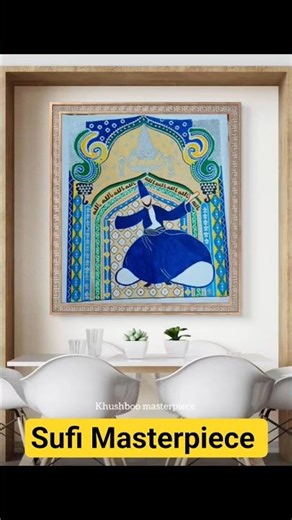 Sufi Masterpiece ✨💖💫#sufi#trending#shorts#painting