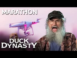 Duck Dynasty: Drones, Decoys & Fireworks GONE WRONG | Full Episode *Marathon*