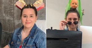 Empresa entra na onda do 'Dia do Cabelo Maluco' e funcionários viralizam com penteados