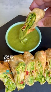 44K views · 912 reactions | Avocado Rolls & Sweet Cilantro Sauce Full...