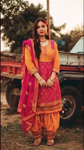 Vibrant Patiala Suit Transformation | Traditional Punjabi Lookbook | Must-See Indian Fashion
