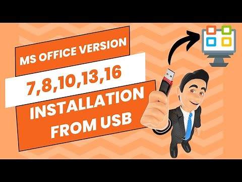 MS office version 7,8,10,13,16 installation from USB | installation applications from pen drive 2024