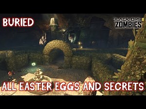 Buried - All Easter Eggs and Secrets (Black Ops 2 Zombies)