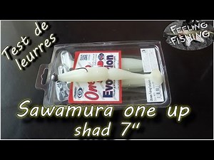 Test de leurres (Brochet, sandre) : sawamura one up shad 7"