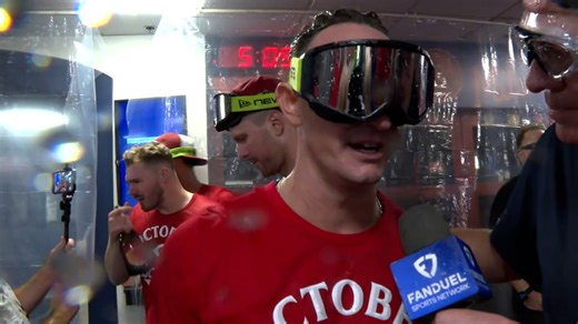 Austin Hays talks reaching playoffs, hard work