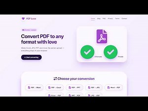 PDFLove Free Online PDF Editor Converter and Mana