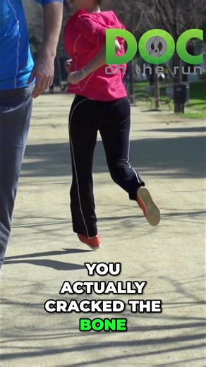 Running Bruise: You Cracked Your Bone! #shorts
