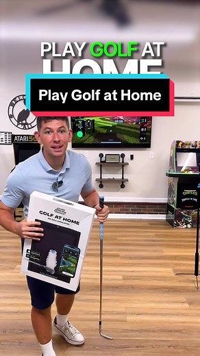 Our simulators don’t require a ball but you can use them if you choose. Instead they use Artificial intelligence to analyze your swing & divot to predict how your ball flew. Simply setup the included Golf Daddy tripod at waist height and film yourself taking a swing onto the mat - our app will do the rest. It is trained on billions of data-points and is pretty much as accurate as high-end simulators. #golfdaddy #golfdaddysimulator #golfing #golferr #golfsim