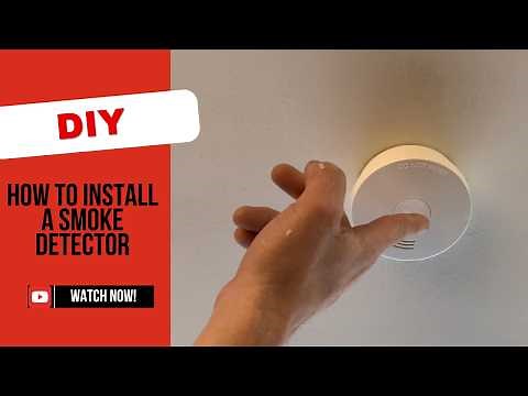 DIY Home Safety: How to Install the Siterwell 10-Year Smoke Detector