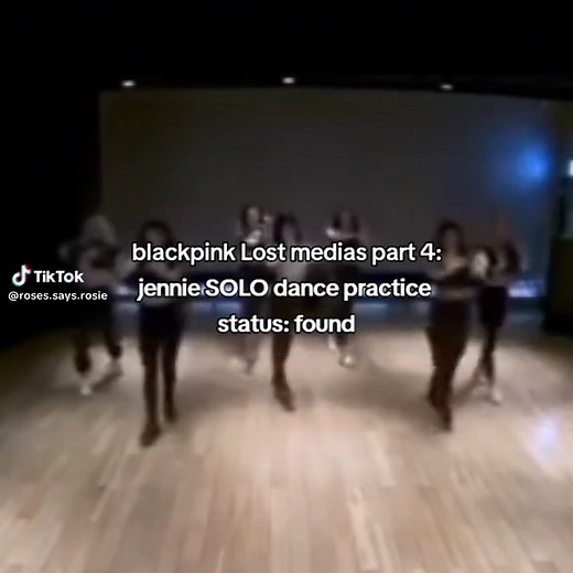 Jennie's Unreleased Solo Dance Practice from Blackpink