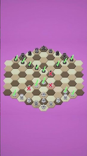 Hexagonal Pawns #chess #chess2 #gamedev