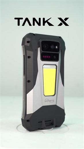 Design 220-lumen brightness projection - TANK X in action. #Unihertz #tankphone #TANKX #8849tankx #projectorphone #RuggedPhone #smartphone #techtok #fyp #gadget